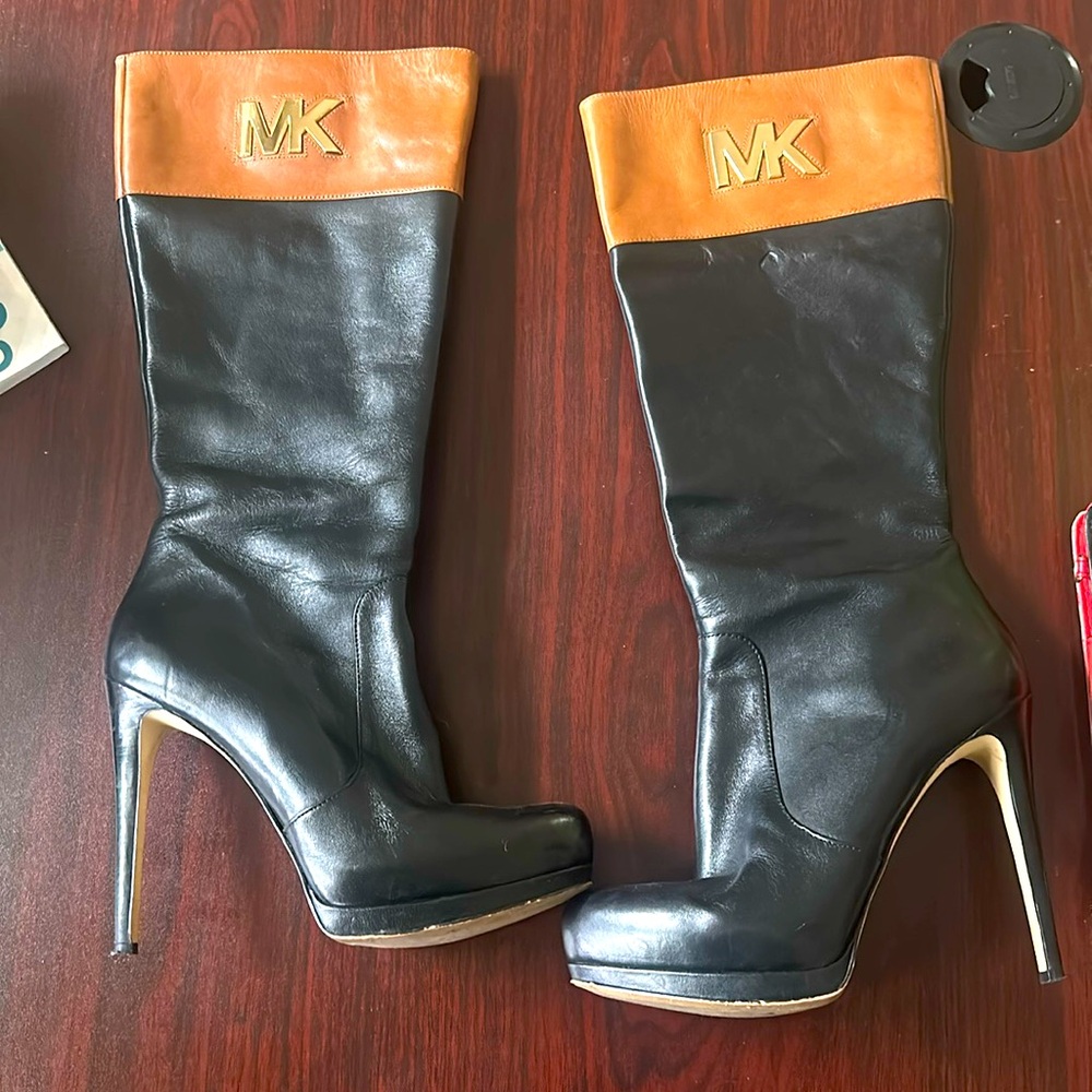 Michael Kors high heel boots 7 1/2